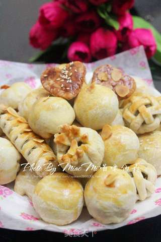甜蜜七夕——酥皮红豆(绿豆)饼的做法步骤:15