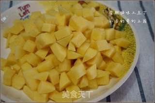 香酥怪味土豆丁的做法步骤:3