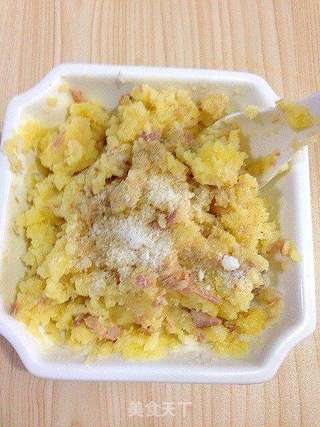 酥脆土豆球的做法步骤:8