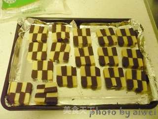 棋格饼干的做法步骤:13