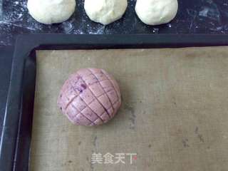 紫薯菠萝包的做法步骤:13