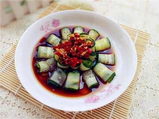 花朵黄瓜的做法步骤:6