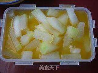 橙汁冬瓜条的做法步骤:6