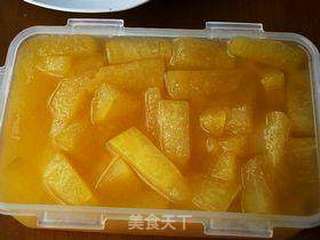 橙汁冬瓜条的做法步骤:7