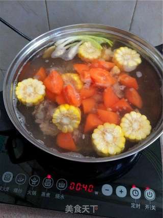 南瓜排骨汤的做法步骤:6