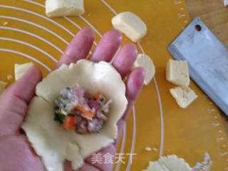蕨根粉鲜虾饺的做法步骤:6