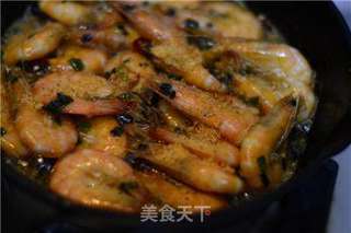 【蒜香椒盐虾】的做法步骤:8