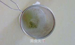 蒸抹茶布丁的做法步骤：5