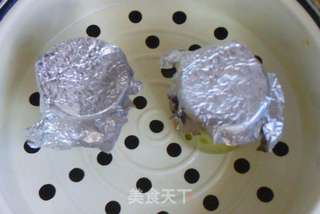 蒸抹茶布丁的做法步骤:7