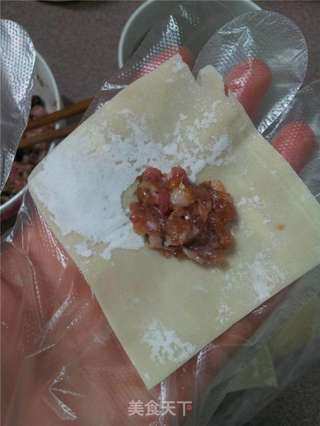 木耳香菇抄手的做法步骤：5