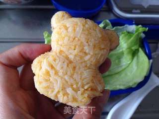 卡通肉松便当——萌化童心的饭团的做法步骤:7