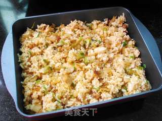 辣白菜焗饭的做法步骤:5