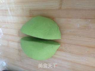 三色蛤蜊饺的做法步骤:12