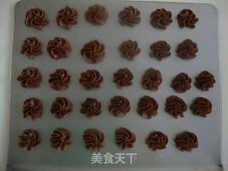 巧克力曲奇——超乎想象的酥松的做法步骤:8