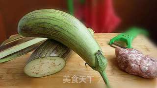 酱香茄子肉包的做法步骤:2