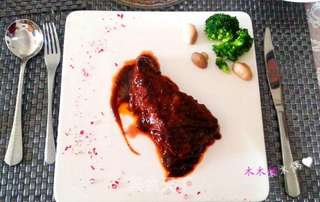 黑胡椒红酒香柠牛排的做法步骤:7
