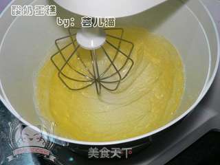 酸奶蛋糕(无油低脂版)的做法步骤:6
