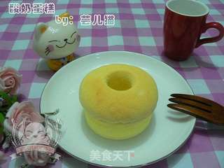 酸奶蛋糕(无油低脂版)的做法步骤:11