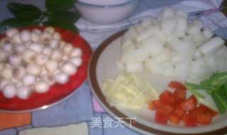 鲜莲子炒莲藕丁的做法步骤:4