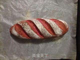 火龙果软式法棍的做法步骤:8