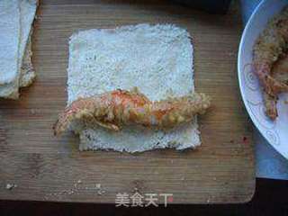 鲜虾土司卷的做法步骤:8