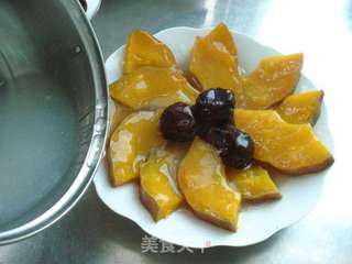 蜜汁蒸南瓜的做法步骤:5