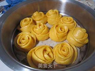 盛开的黄玫瑰花的做法步骤:12