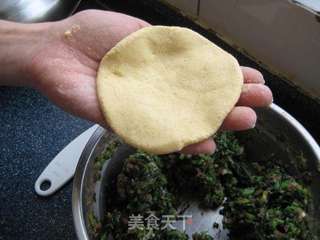 苋菜大团子的做法步骤:9