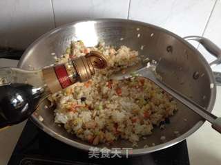 豆豉时蔬炒饭的做法步骤:9