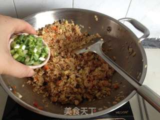 豆豉时蔬炒饭的做法步骤:10
