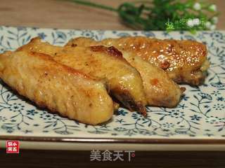 原汁原味的盐煎鸡翅的做法步骤:5