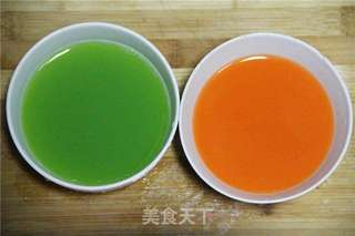 双色蔬果冰棒的做法步骤:2