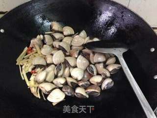 家常炒白贝的做法步骤:3