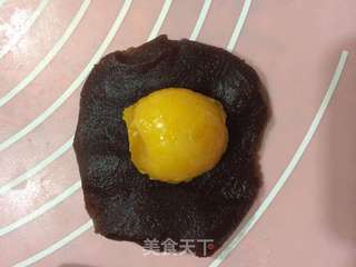 手捧月亮·望月亮【蛋黄酥】的做法步骤:16