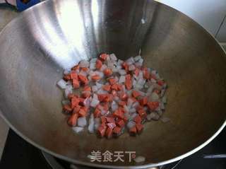 炒紫米饭的做法步骤：5