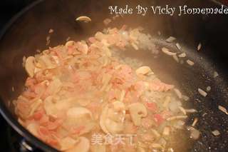 马苏里拉白汁意大利面的做法步骤:7
