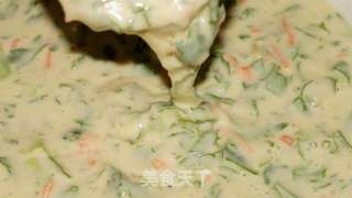 芹菜叶胡萝卜早餐饼的做法步骤:9
