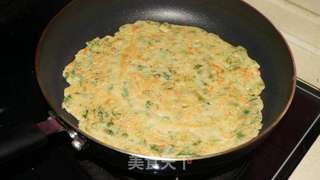 芹菜叶胡萝卜早餐饼的做法步骤:14