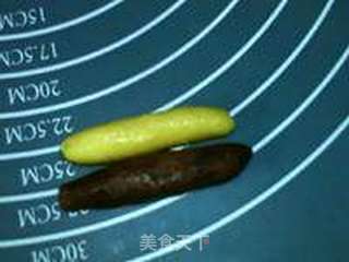 可可双色圈饼的做法步骤:11