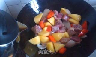 土豆炖牛肉的做法步骤:5