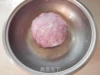 紫薯花朵馒头的做法步骤:7