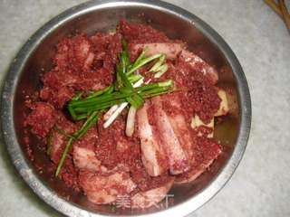 粉蒸肉的做法步骤:9