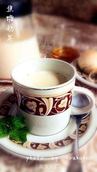下午茶的搭档--焦糖奶茶的做法步骤:9