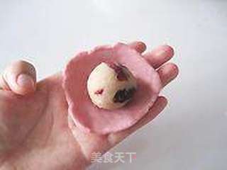 【栗蓉蔓越莓冰皮月饼】的做法步骤:14
