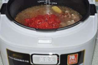番茄土豆炖牛肉的做法步骤:7