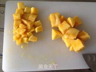 芒果莎莎——芒果的新吃法的做法步骤:2
