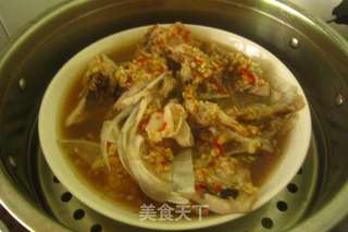 快手宴客菜——蒜蓉鱼头的做法步骤:3