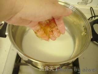 椰奶芒果布丁的做法步骤:8