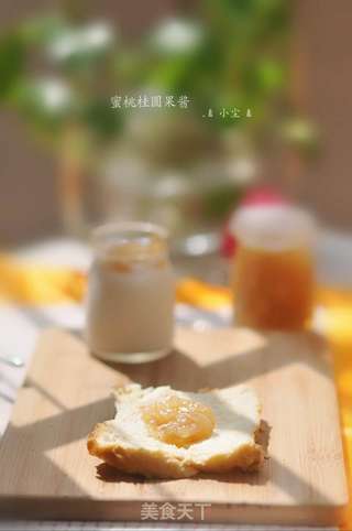 面包机版蜜桃桂圆果酱的做法步骤:6