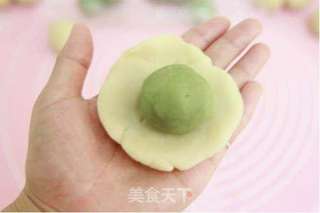 【番茄配方】抹茶红豆酥—— 抹茶味伴随左右萦绕心头的做法步骤:11